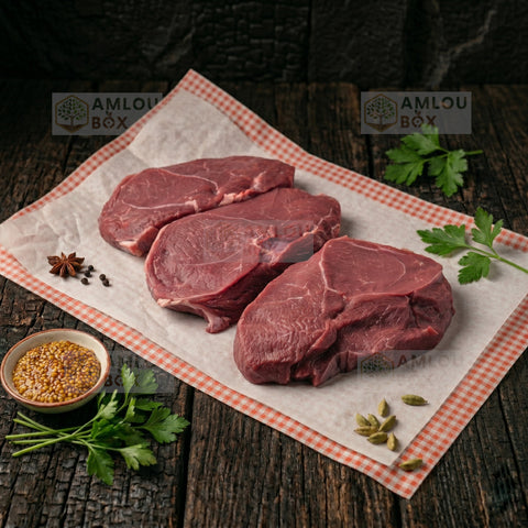 Minced beef from a young bull