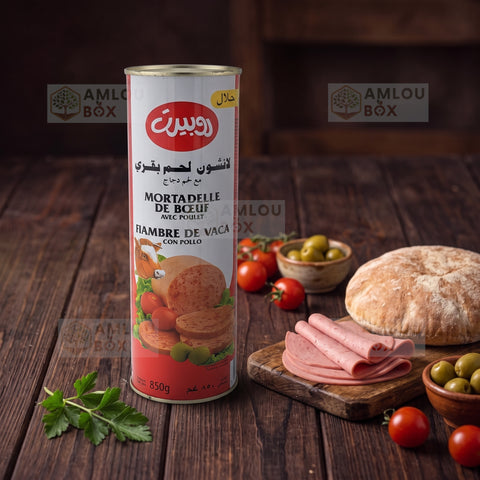 Robert - Halal Rind-Mortadella mit Hähnchen in der Dose