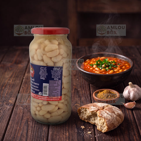 Konouz - Weiße Bohnen im Glas, 540g