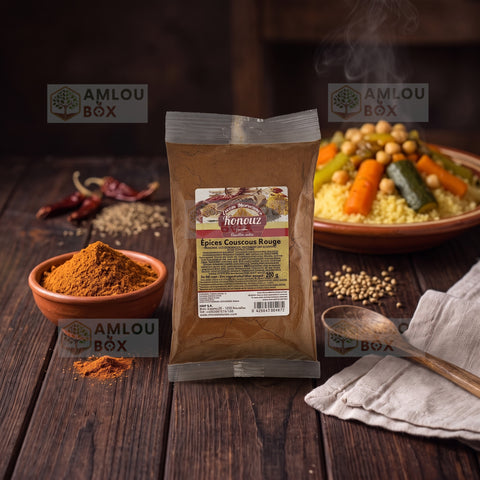 Konouz - Couscous Spice Mix (Hot - Red), 200g