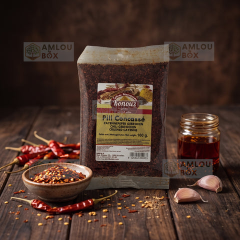 Konouz - Chili Flakes (Pili Pili Crushed), 100g
