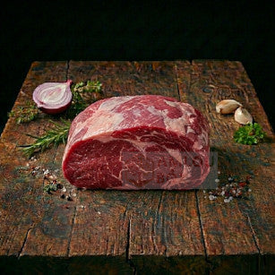 Young bull meat without bones