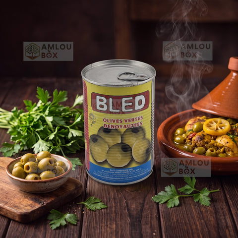 Bled - Green Olives (Pitted)