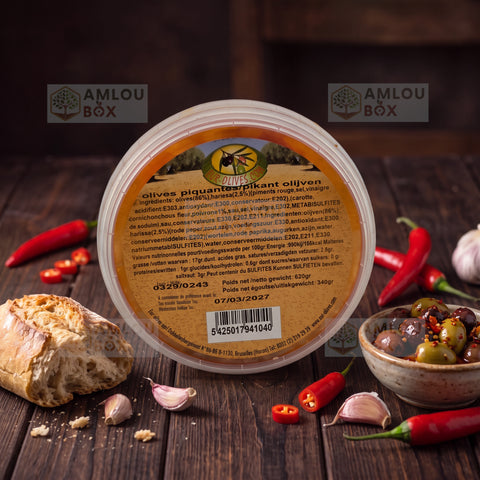 Atlas Delice - Green Olives (Spicy-Hot), 620g