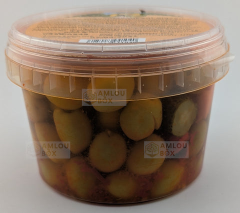 Atlas Delice - Grüne Oliven (Pikant-Scharf), 620g