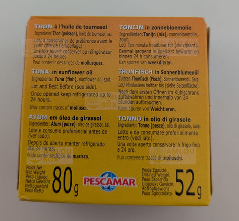 Pesca - Thunfisch in Pflanzenöl, 80g Dose
