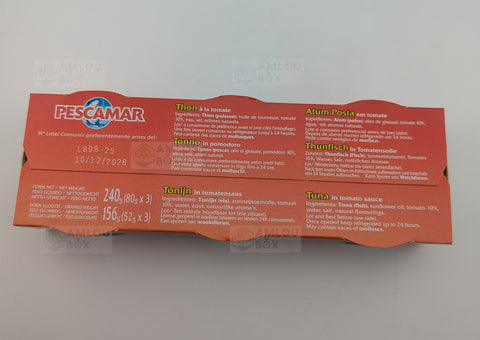 Pesca - Thunfisch in Tomatensauce (3er-Pack), 3x80g