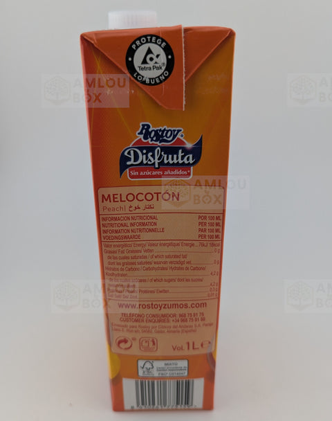 Rostoy - Pfirsichsaft (Pêche), 1L Packung