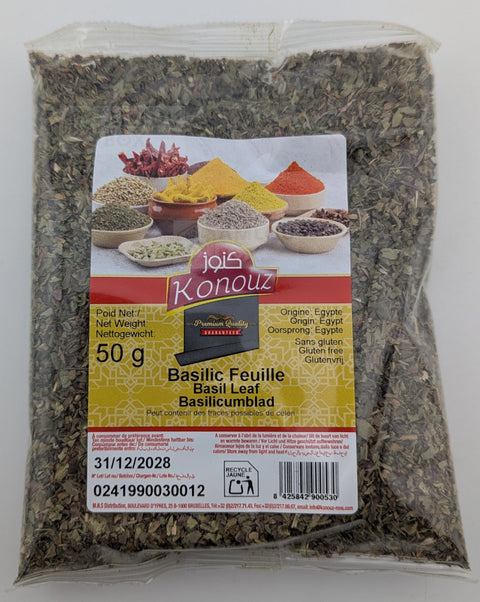 Konouz - Basilikum (Gerebelt), 50g