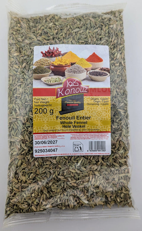 Konouz - Fenchelsamen (Ganz), 200g