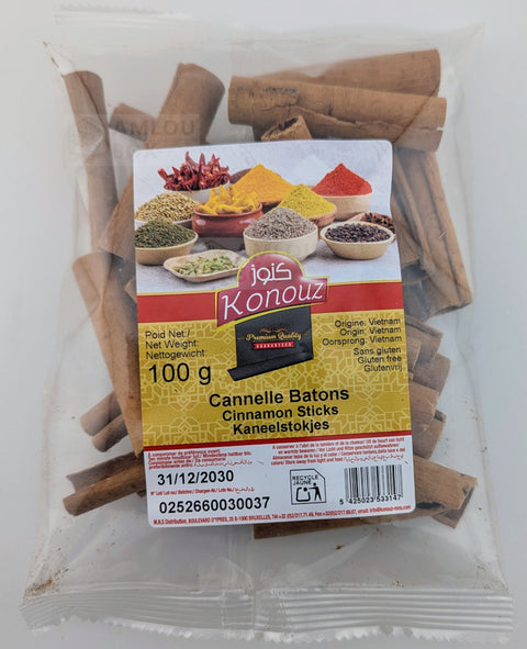 Konouz - Zimtstangen (Ganz), 100g