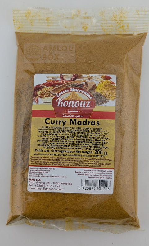 Konouz - Curry Madras (Mittelscharf), 200g