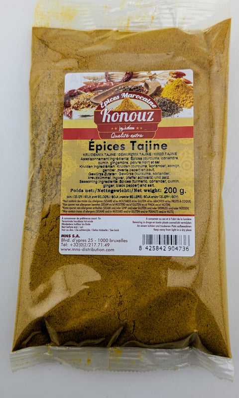 Konouz - Tajine-Gewürzmischung (Marokkanisch), 200g