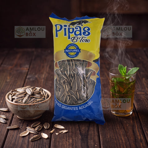 Pipas El Toro - Riesen-Sonnenblumenkerne Agua-Sal (Natur), 200g