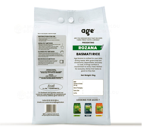 Age Rozana Basmati Reis – Feinster Langkornreis