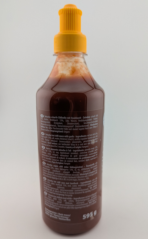 Sriracha - Hot White Garlic Sauce (Gelb), 500ml