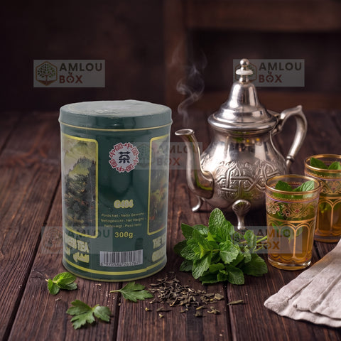 Konouz - Green Tea G404 in Decorative Tin, 300g