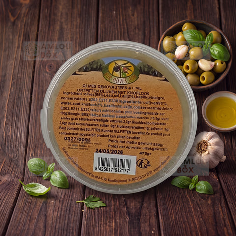 Atlas Delice - Olives with Garlic (Family Jar), 950g