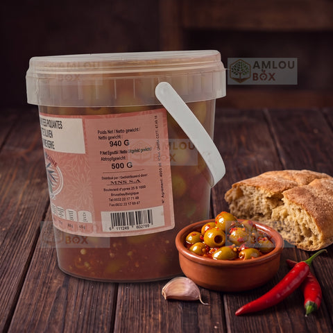 Atlas Delice - Spicy Olives (Family Jar), 940g